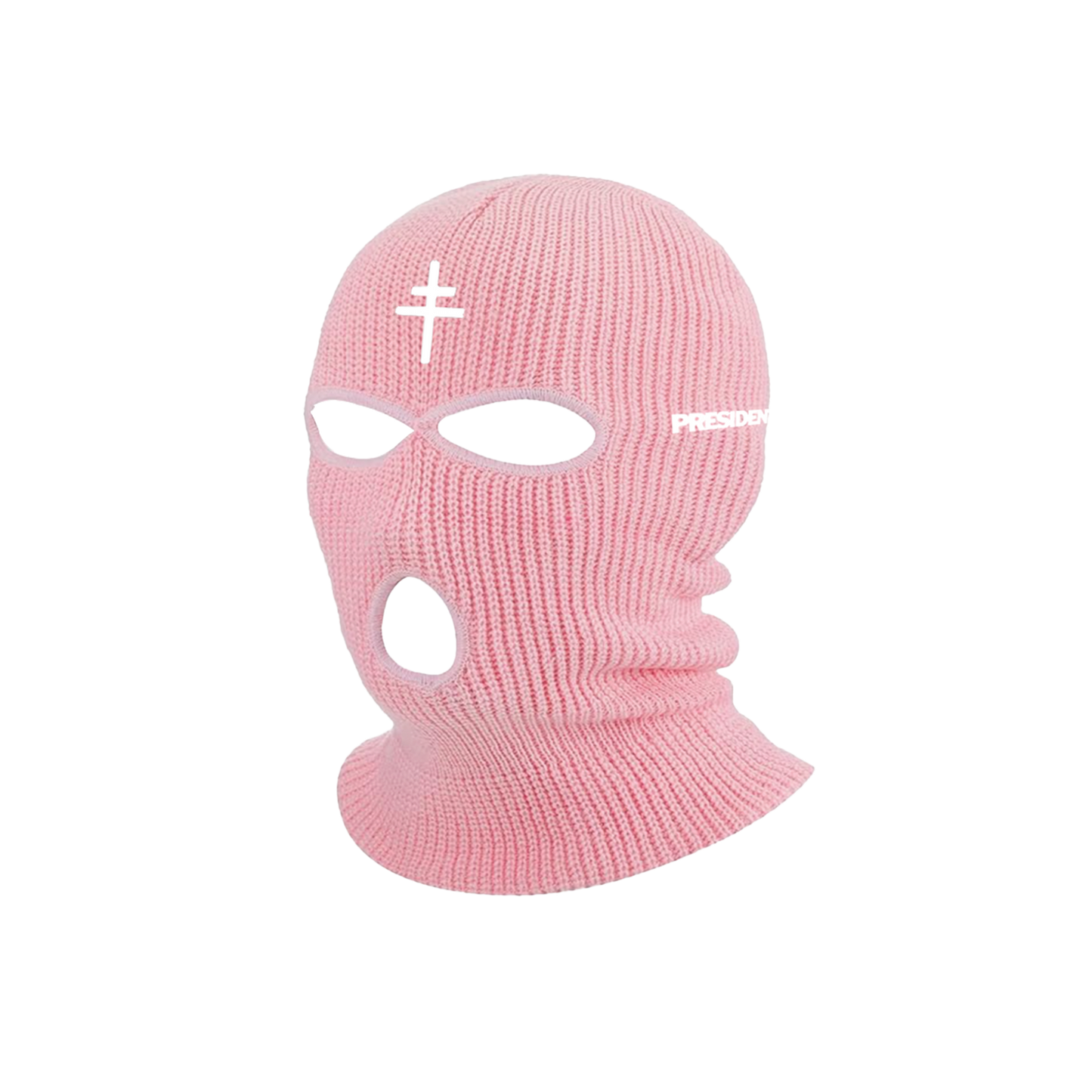 Cross Logo Balaclava Pink