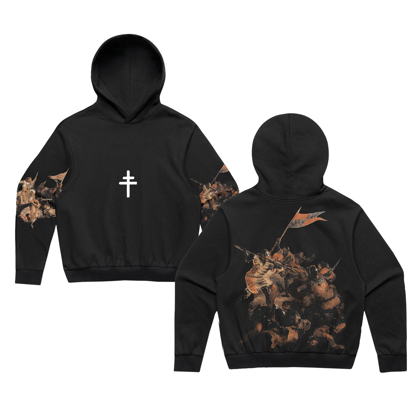 Blood Of Your Empire Art Hoodie Black