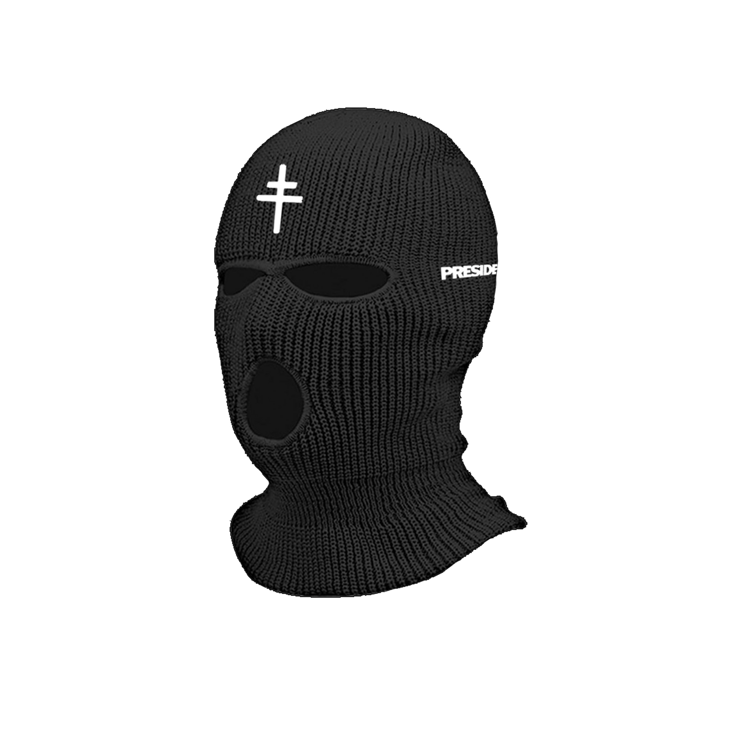 Cross Logo Balaclava Black