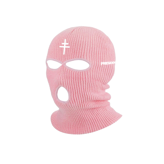 Cross Logo Balaclava Pink