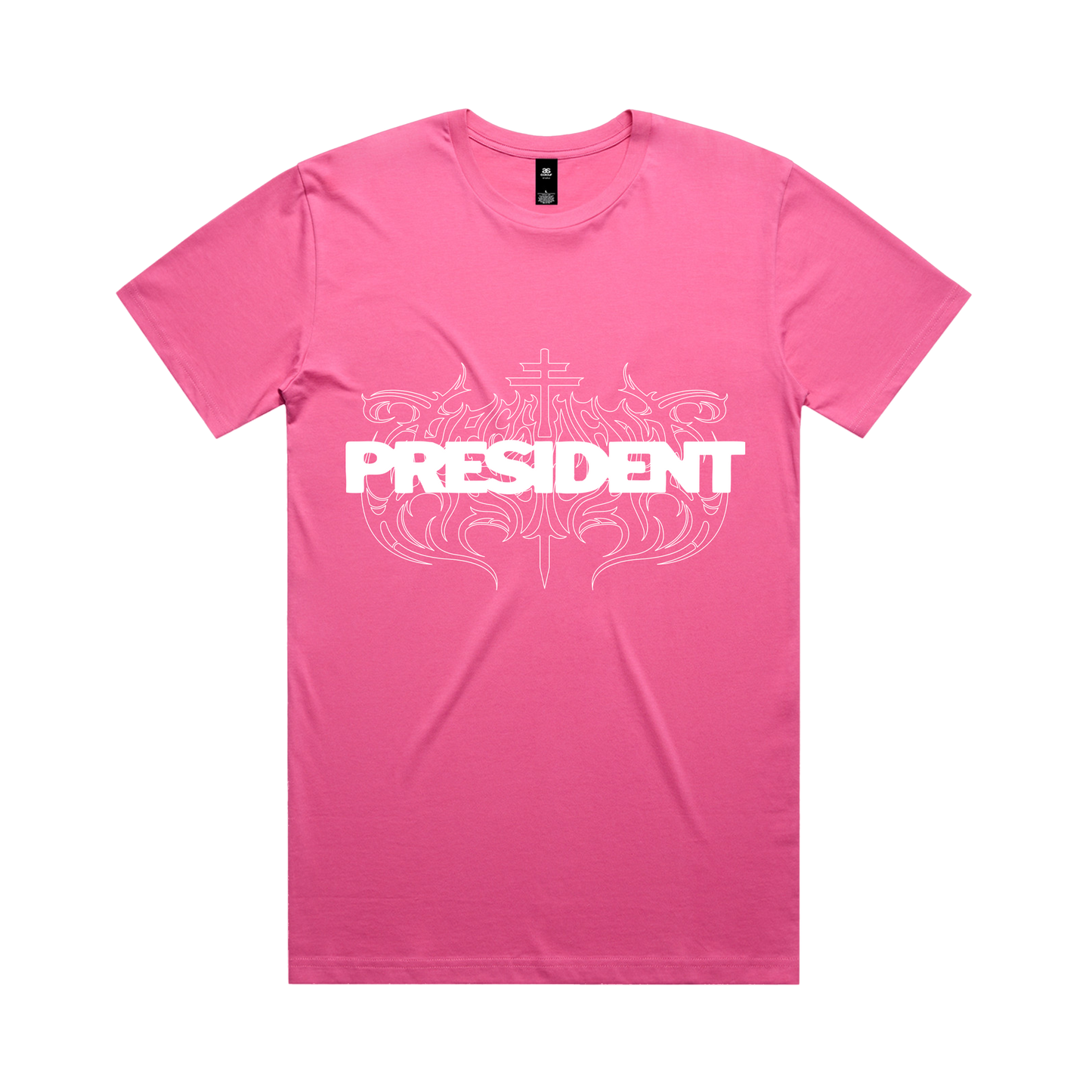 Metal Logo T-shirt Pink