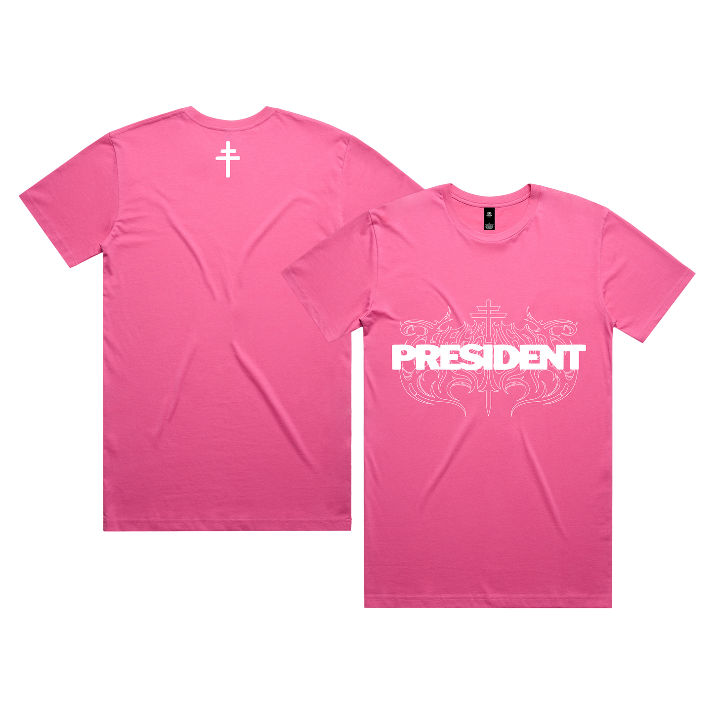 Metal Logo T-shirt Pink