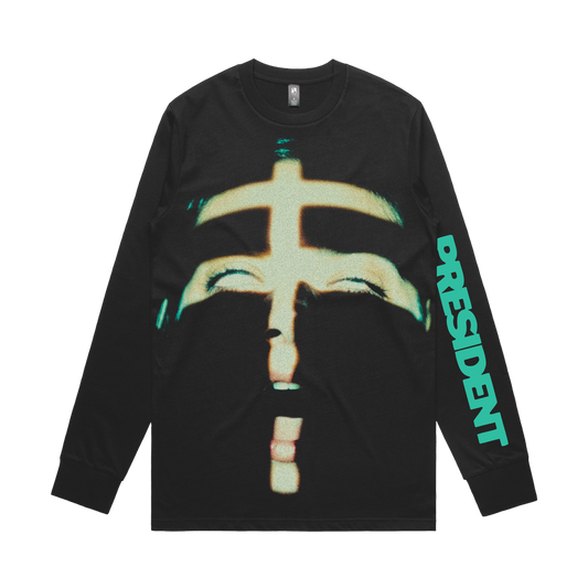 Light Cross Long Sleeve T-shirt Black