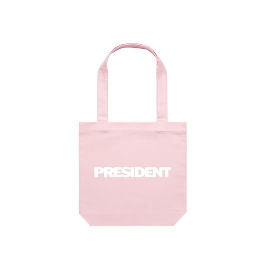 Angel Wings Cross Logo Tote Bag Pink