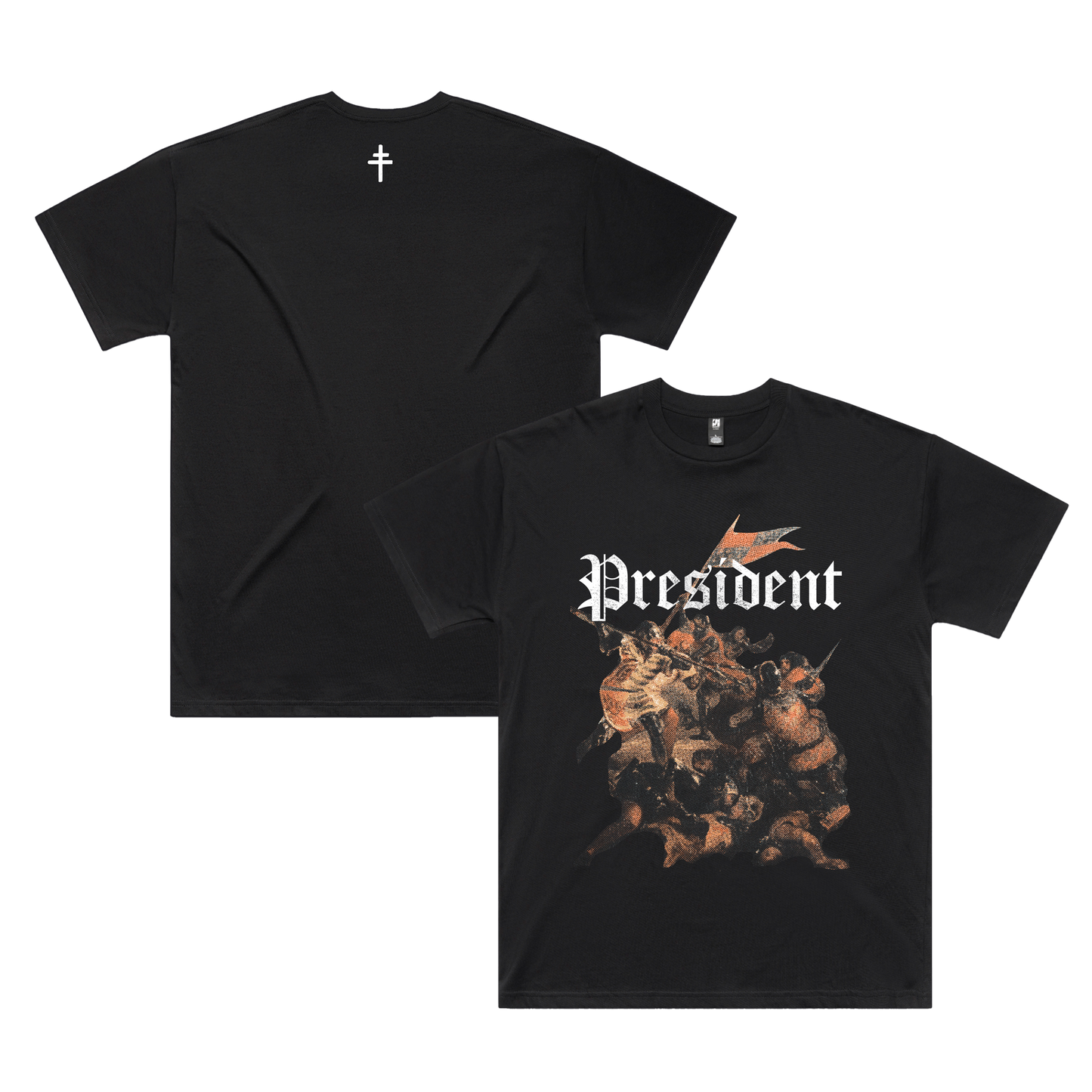 Blood Of Your Empire Old English T-shirt Black