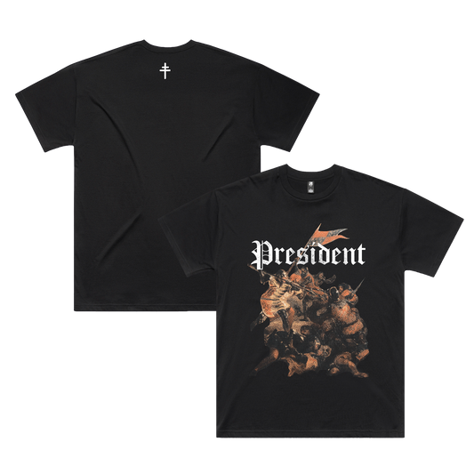 Blood Of Your Empire Old English T-shirt Black