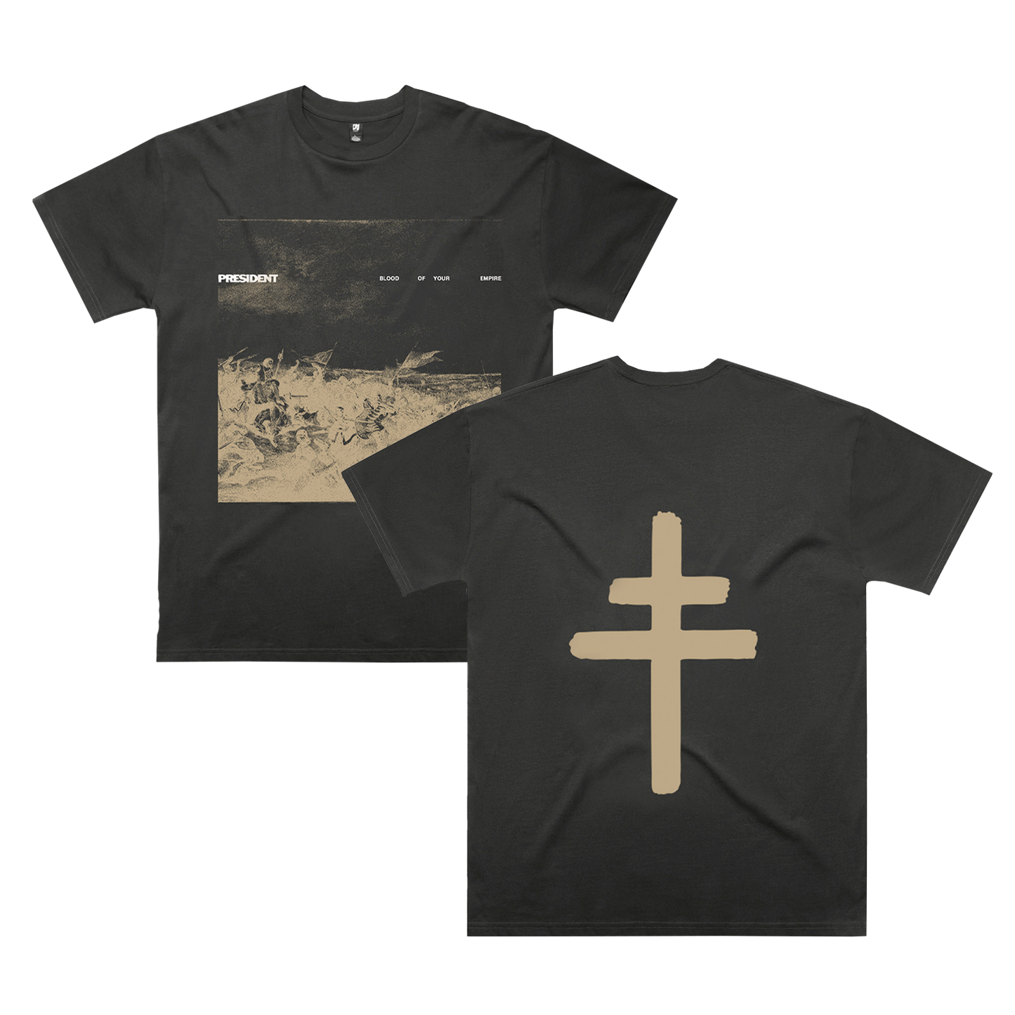 Blood Of Your Empire Title T-shirt Black