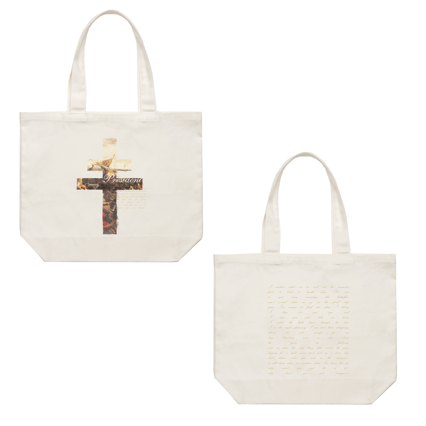 Blood Of Your Empire Tote Bag Cream