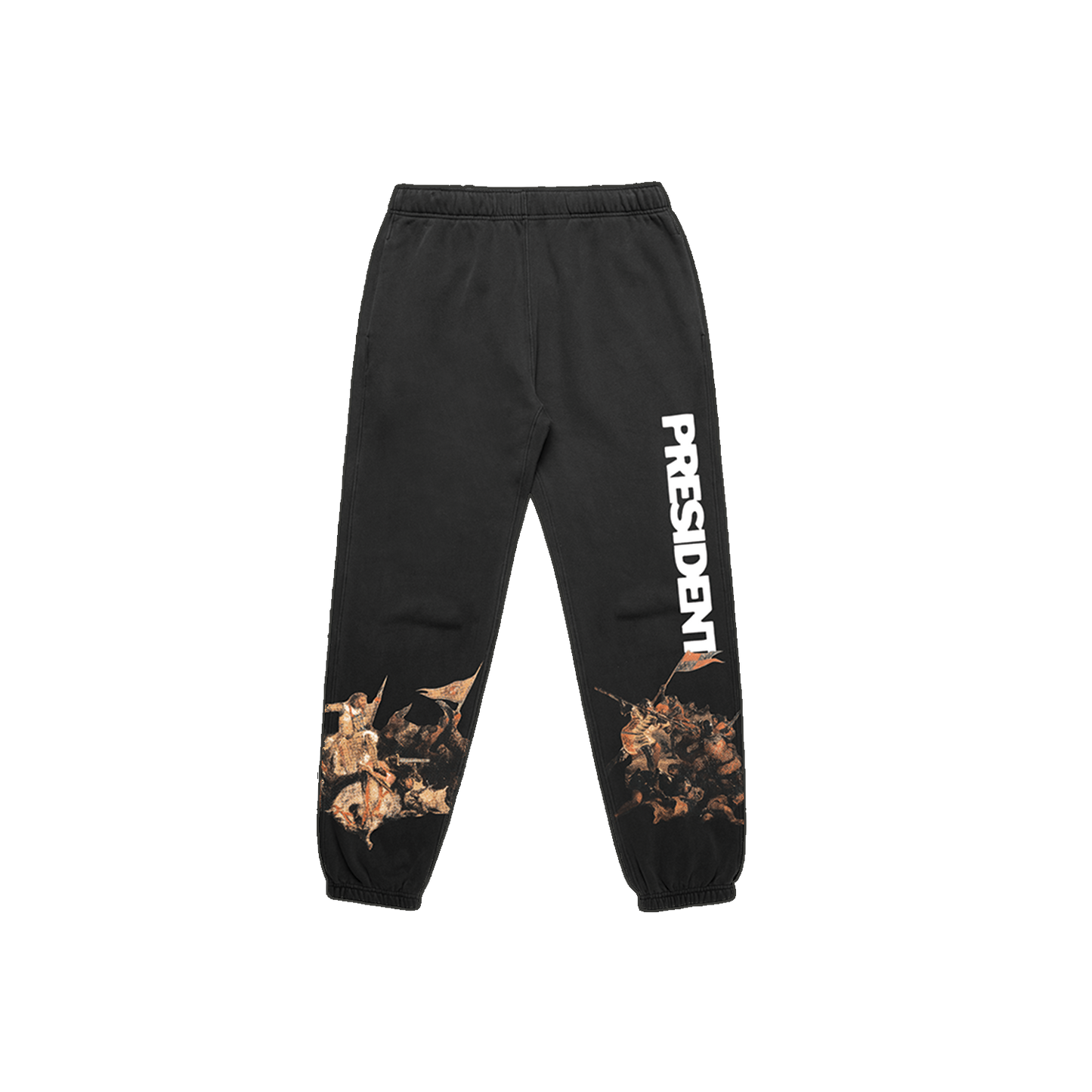 Blood Of Your Empire Washed Joggers Black