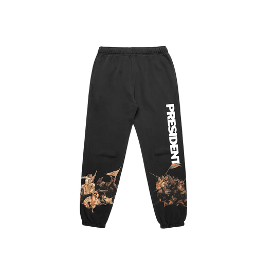 Blood Of Your Empire Washed Joggers Black